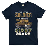 Military Army Camo Tanks First Grade Back To School T-Shirt