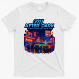 M1 After Dark Detroit To Pontiac Night Riders Woodward Ave M1 2025 T-Shirt