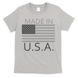 Made In USA Gray Style T-Shirt