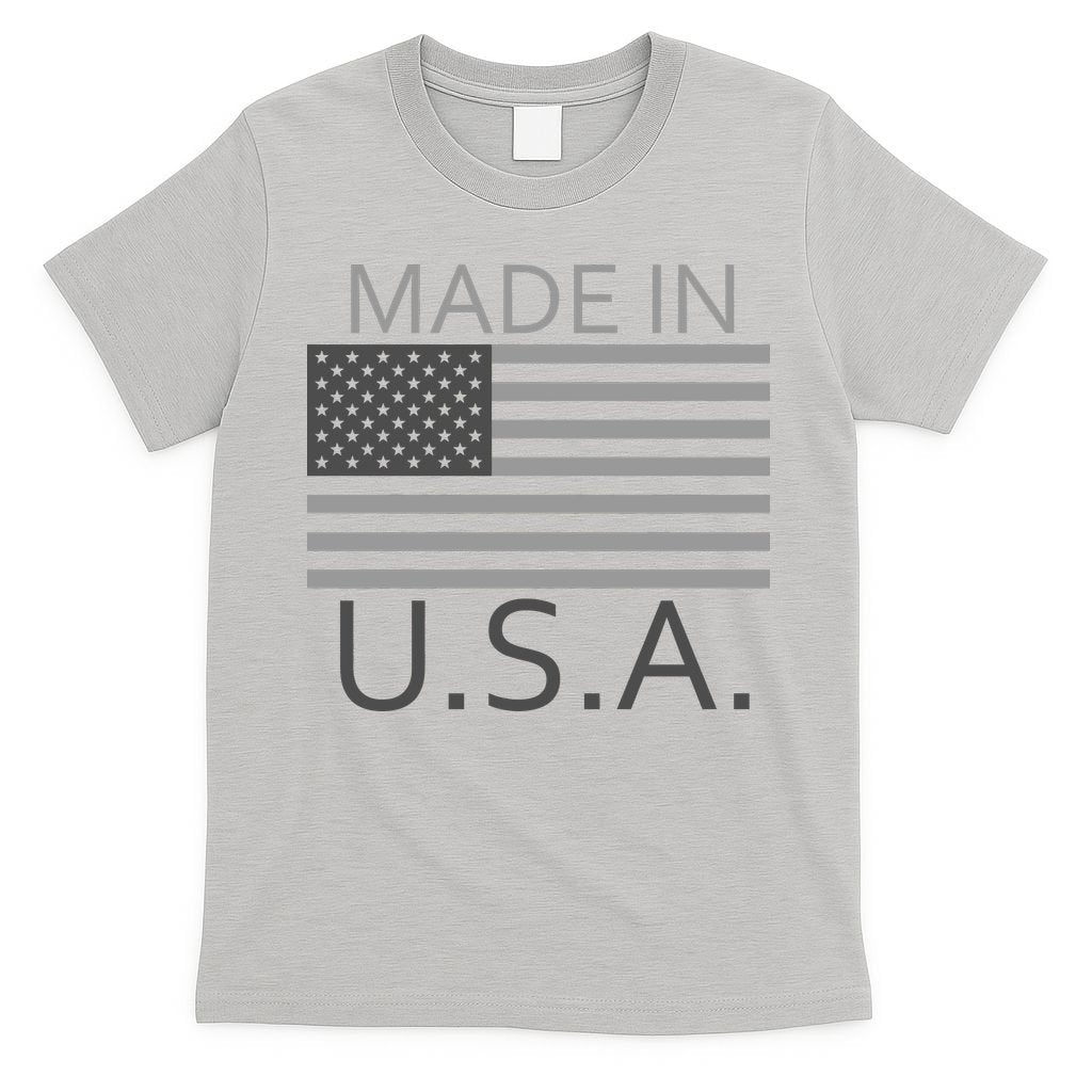 Made In USA Gray Style T-Shirt