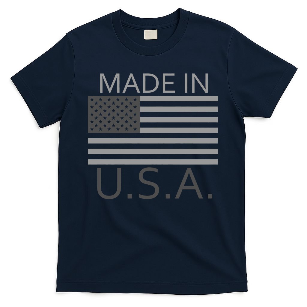 Made In USA Gray Style T-Shirt