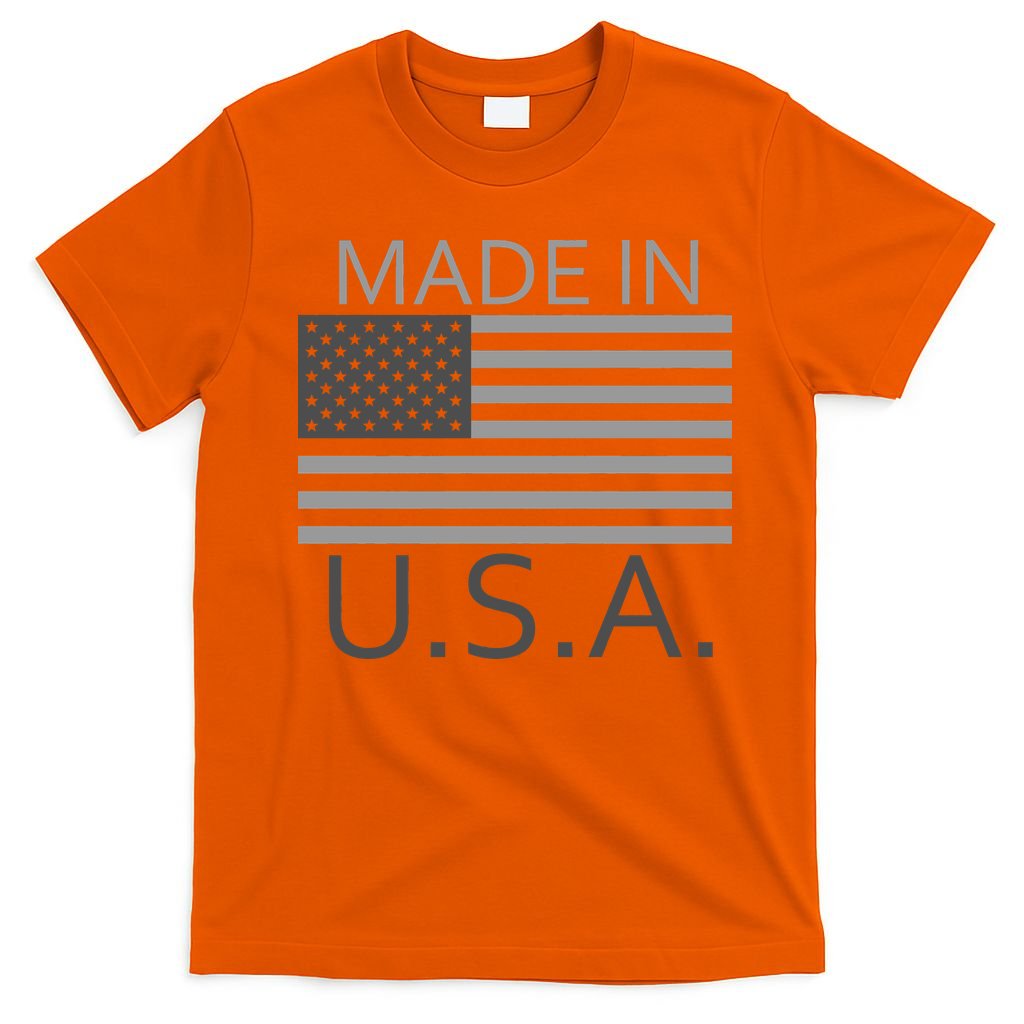 Made In USA Gray Style T-Shirt