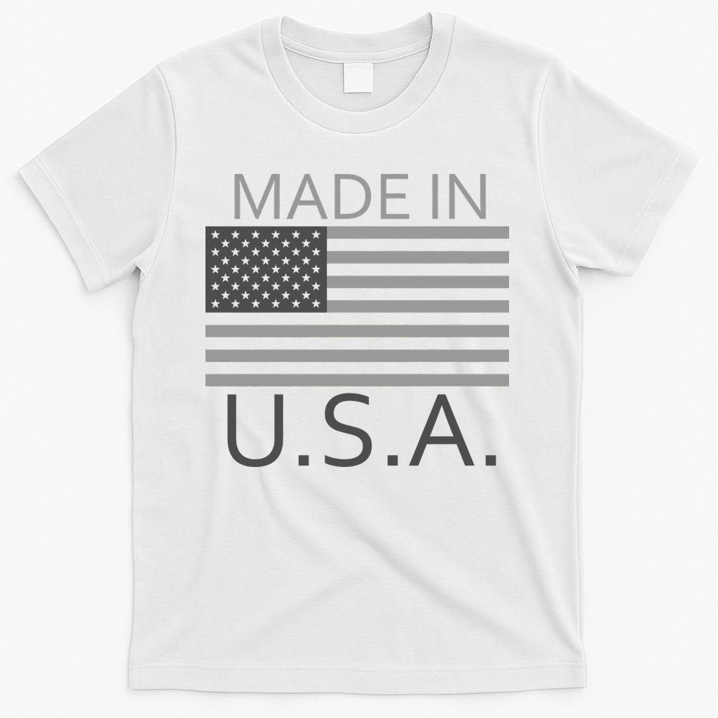 Made In USA Gray Style T-Shirt