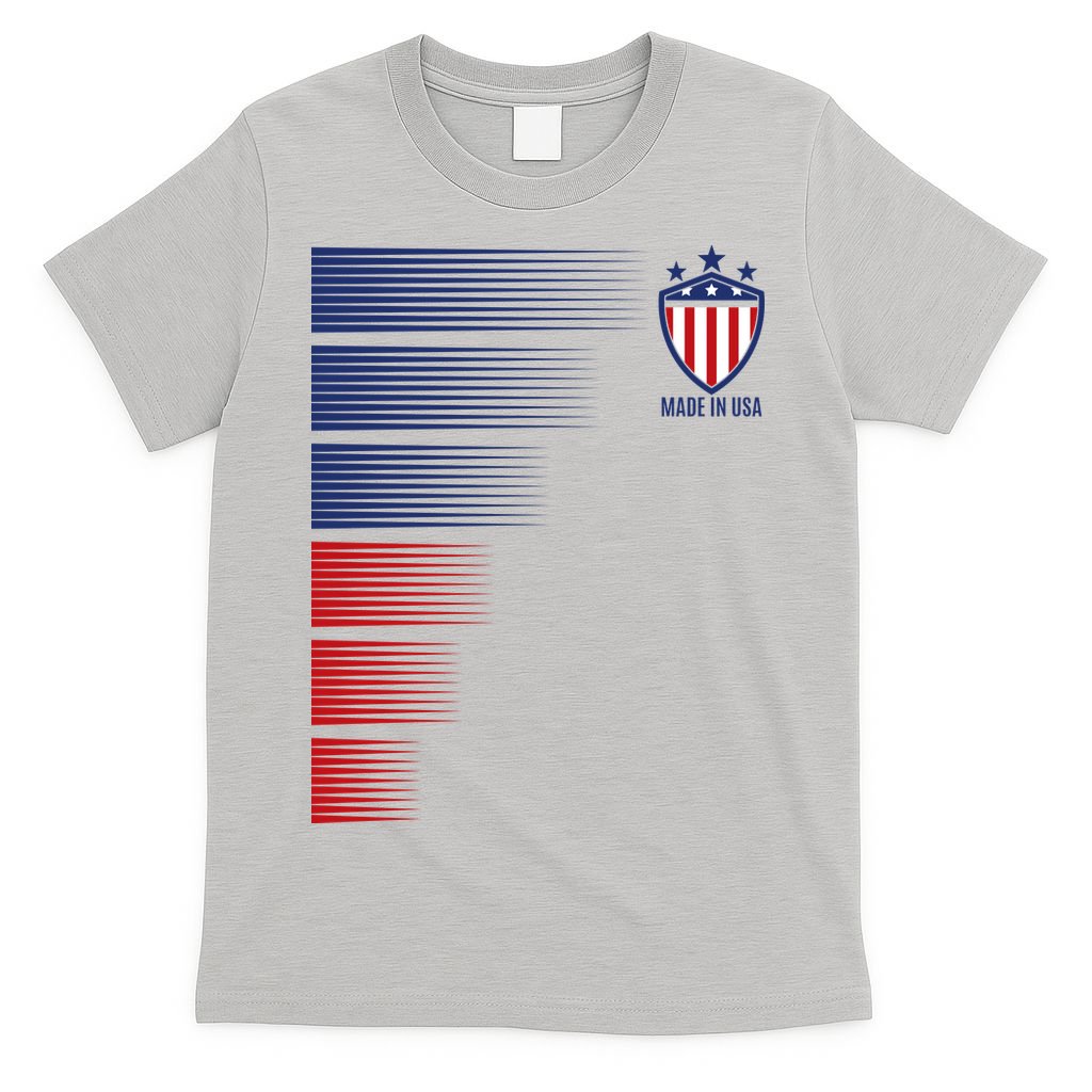 Made In USA Soccer Team Flag T-Shirt
