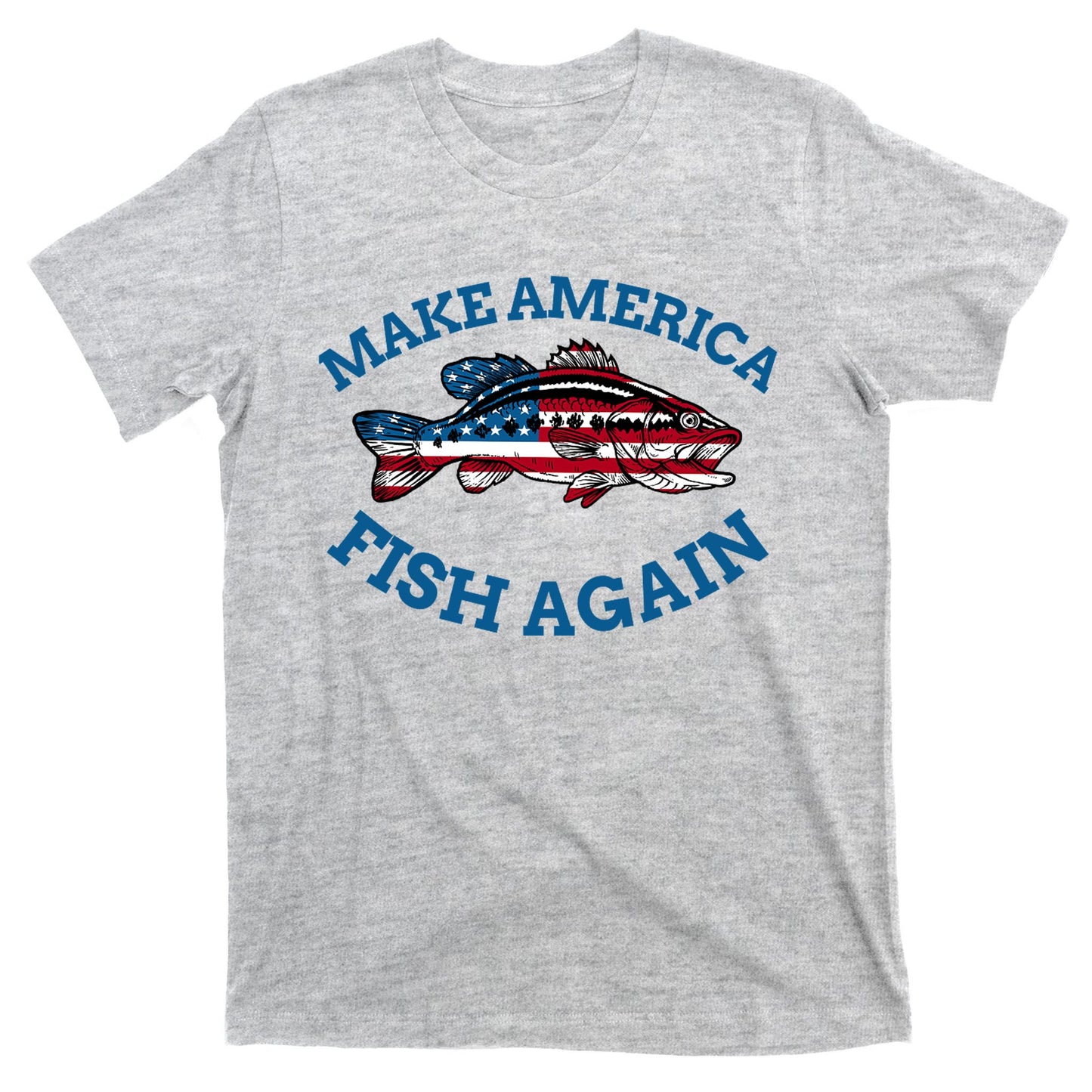 Make America Fish Again Fisherman USA T-Shirt