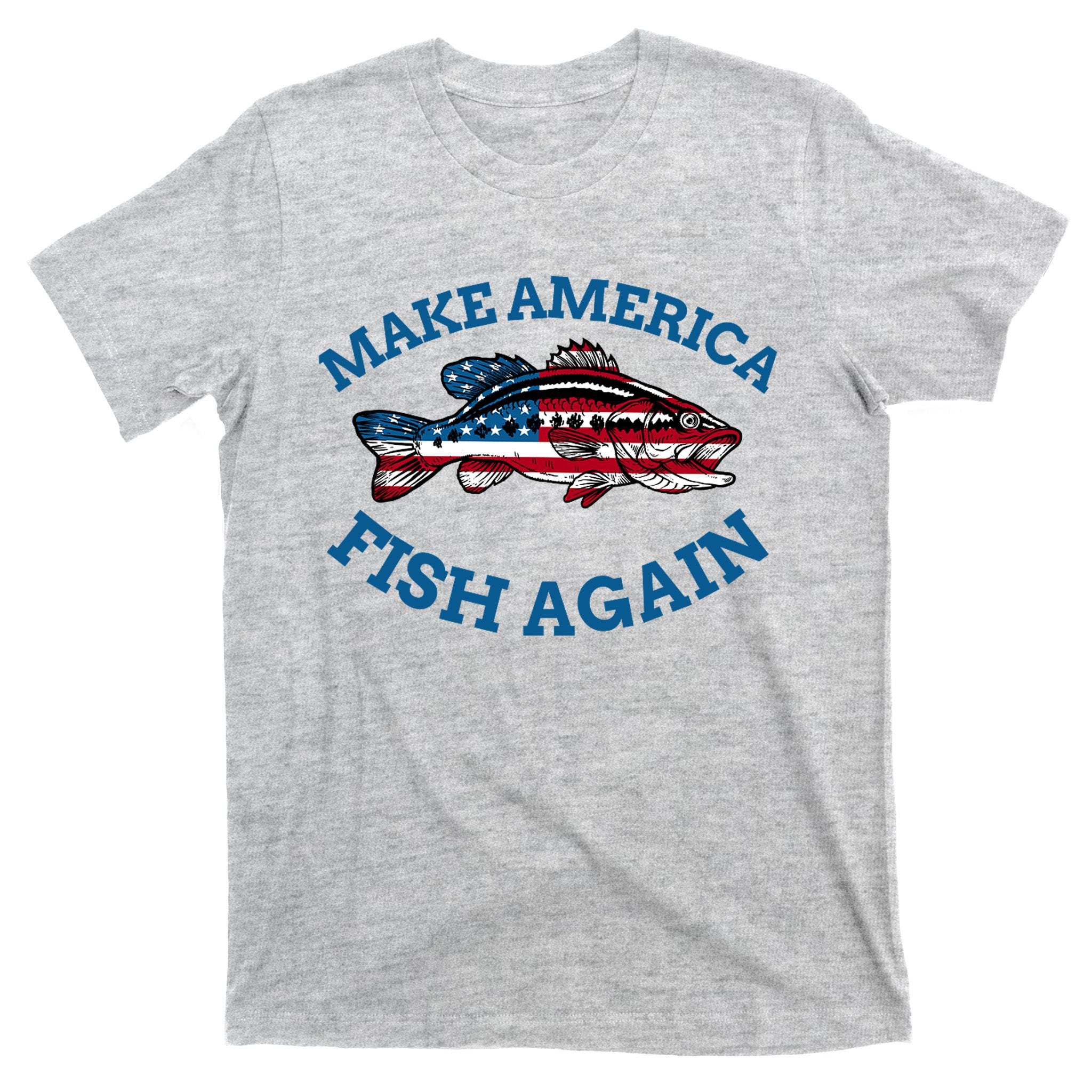 Make America Fish Again Fisherman USA T-Shirt