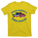 Make America Fish Again Fisherman USA T-Shirt