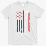 MILF American Flag Man I LIke Freedom 4th Of July T-Shirt