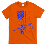 Miner American Flag Mining Gift Pick Usa Patriotic T-Shirt