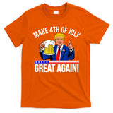 Make 4th of July Great Again! Donald Trump Beer USA T-Shirt