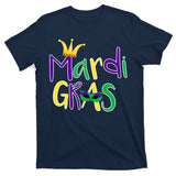 Mardi Gras Crown Logo T-Shirt