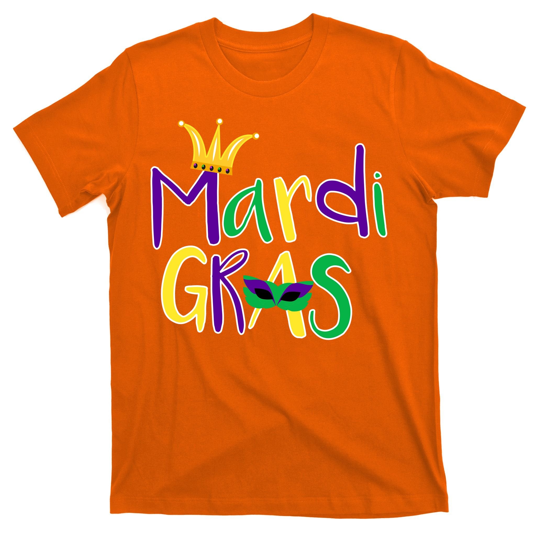 Mardi Gras Crown Logo T-Shirt