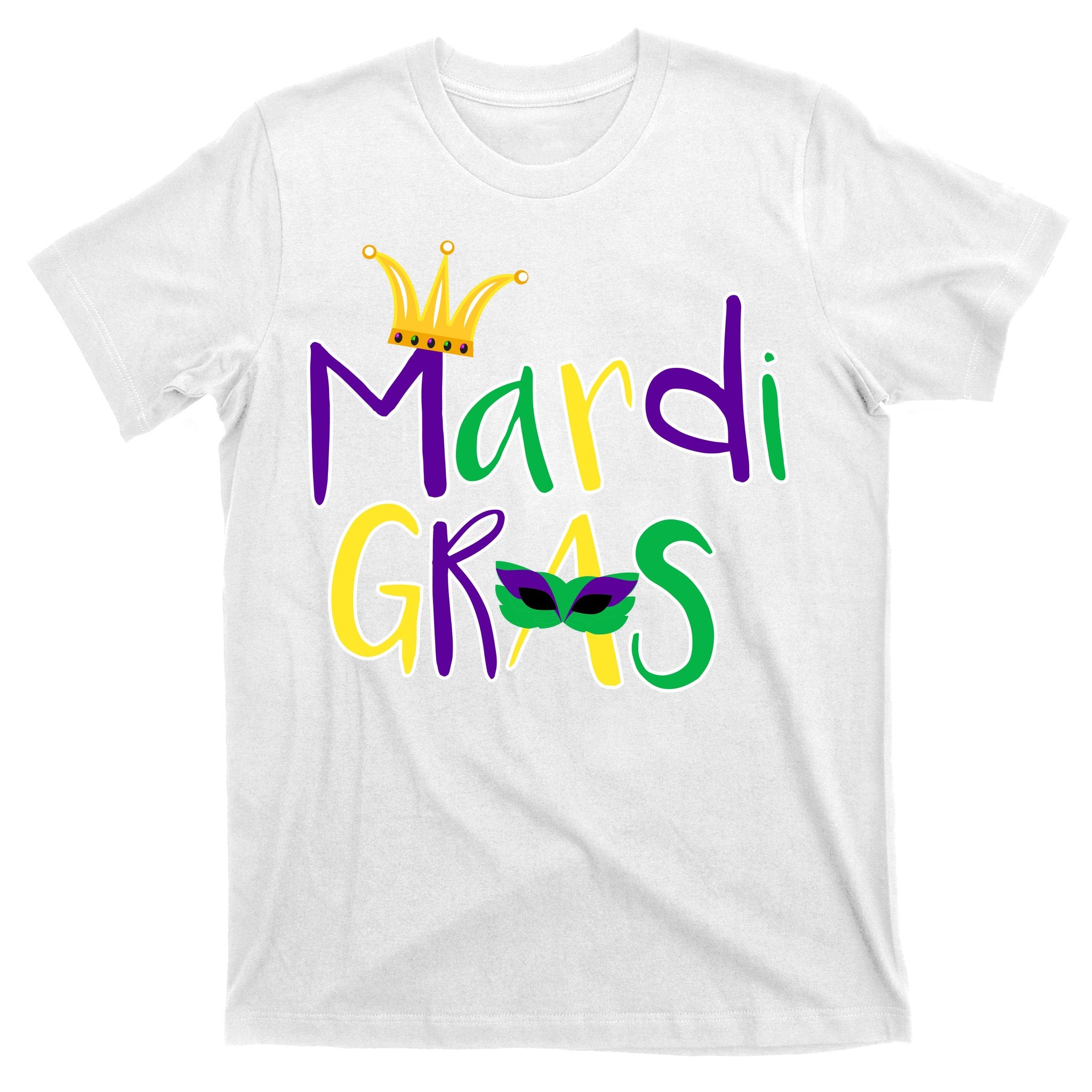 Mardi Gras Crown Logo T-Shirt