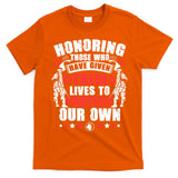 Military American Soldier Memorial Honoring T-Shirt