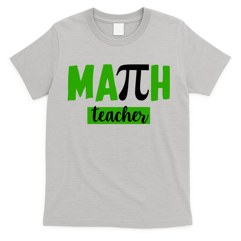 Math Teacher Pi Logo T-Shirt