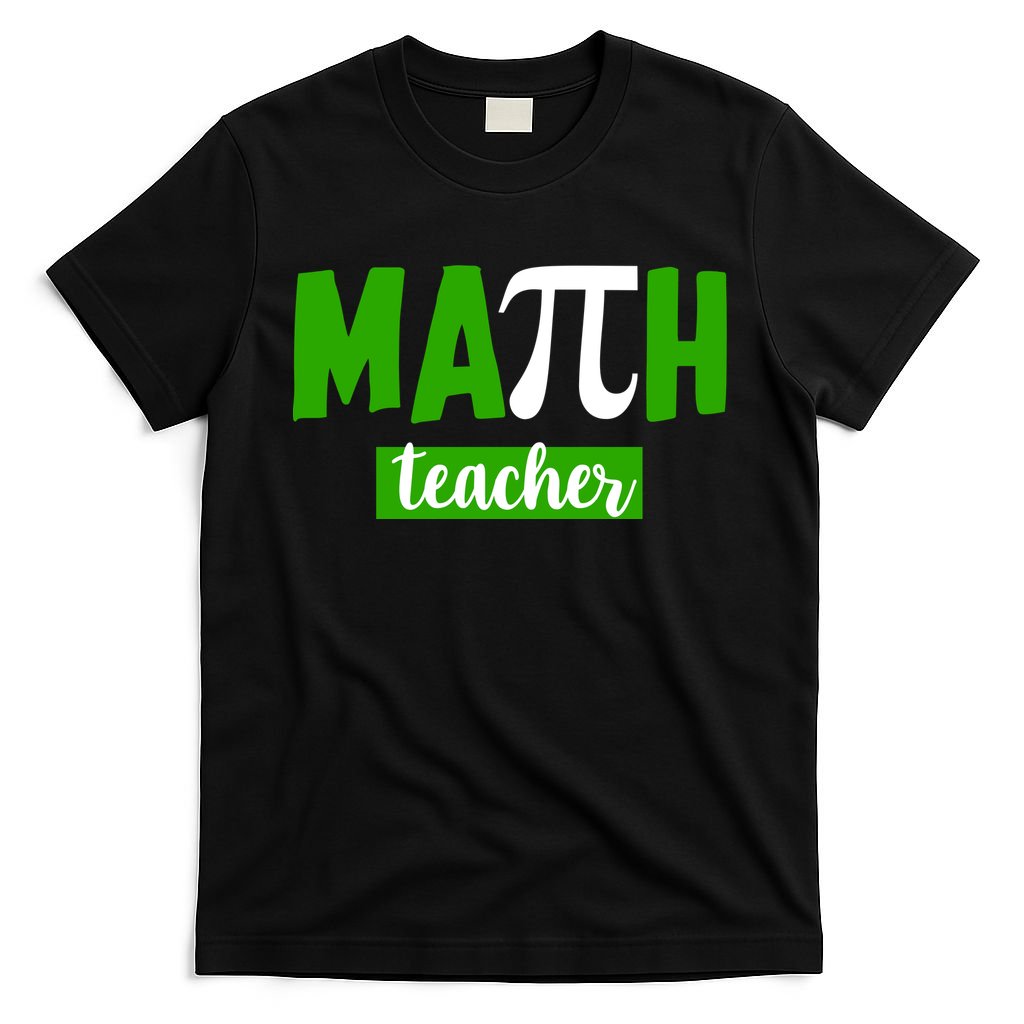 Math Teacher Pi Logo T-Shirt