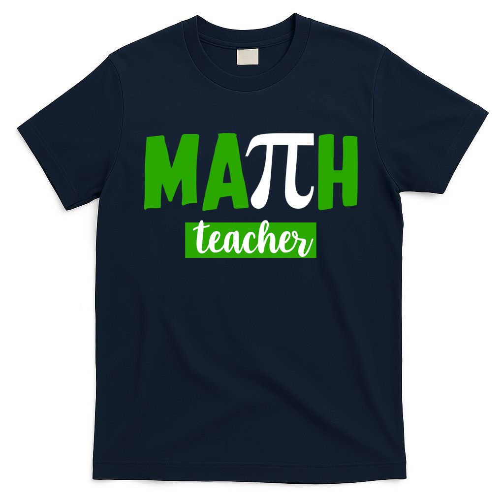 Math Teacher Pi Logo T-Shirt