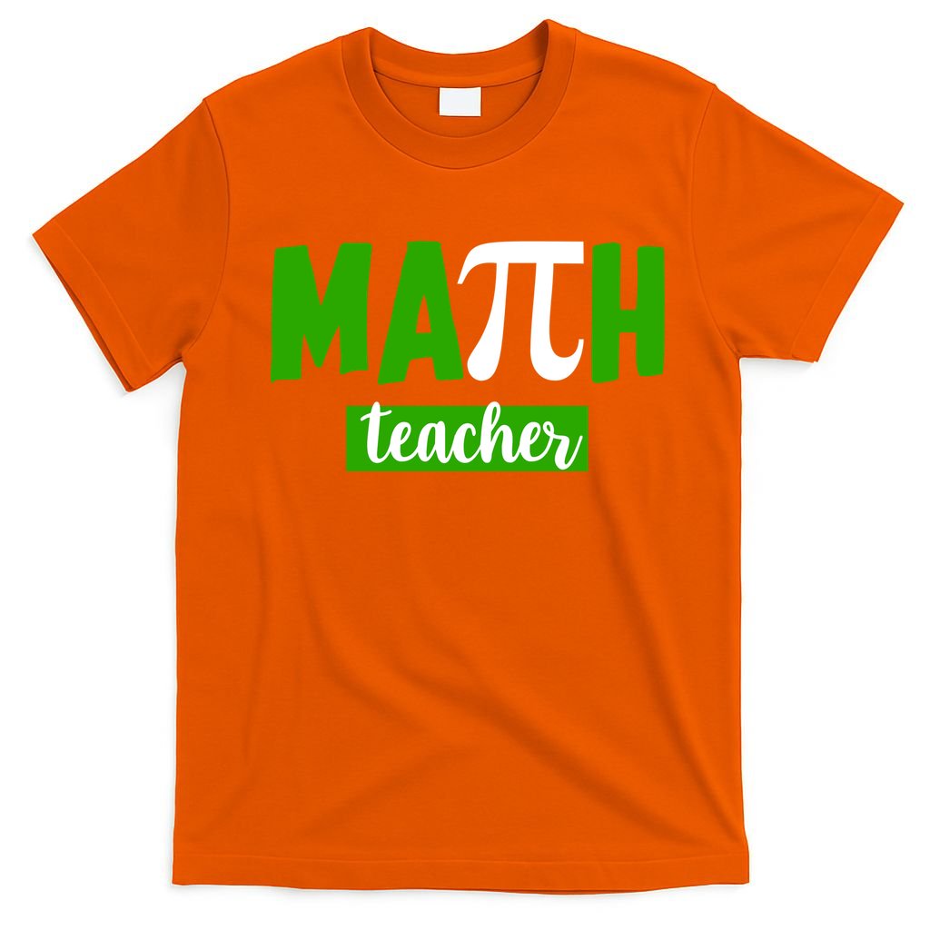 Math Teacher Pi Logo T-Shirt