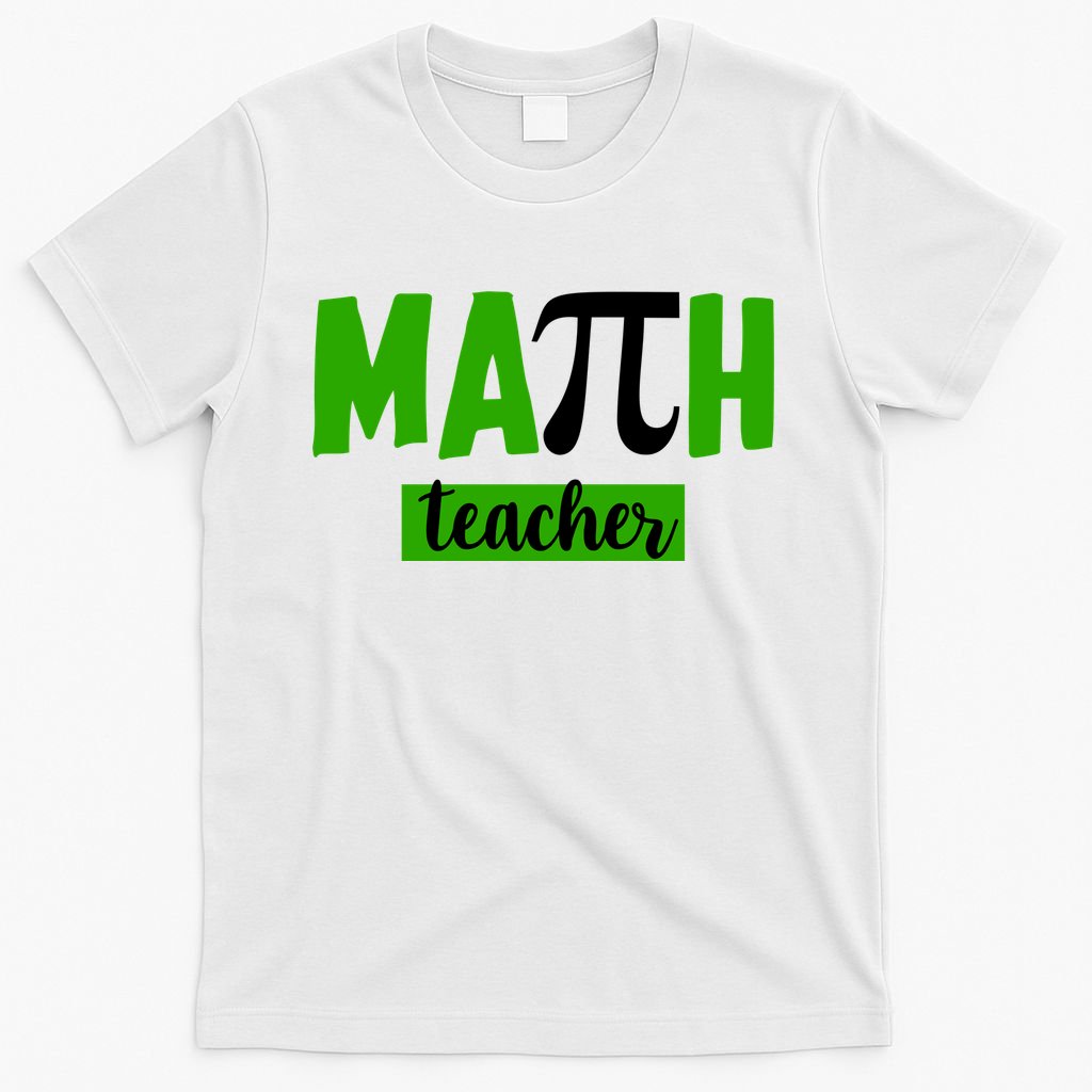 Math Teacher Pi Logo T-Shirt