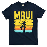 Maui Beach Hawaii Summer Vacation Hawaiian Sunset Vintage T-Shirt