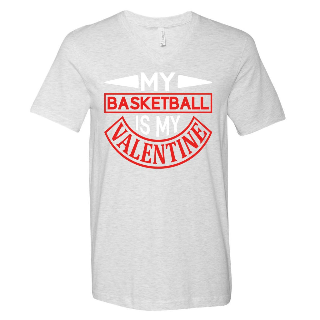 My Basketball Is My Valentine V-Neck T-Shirt