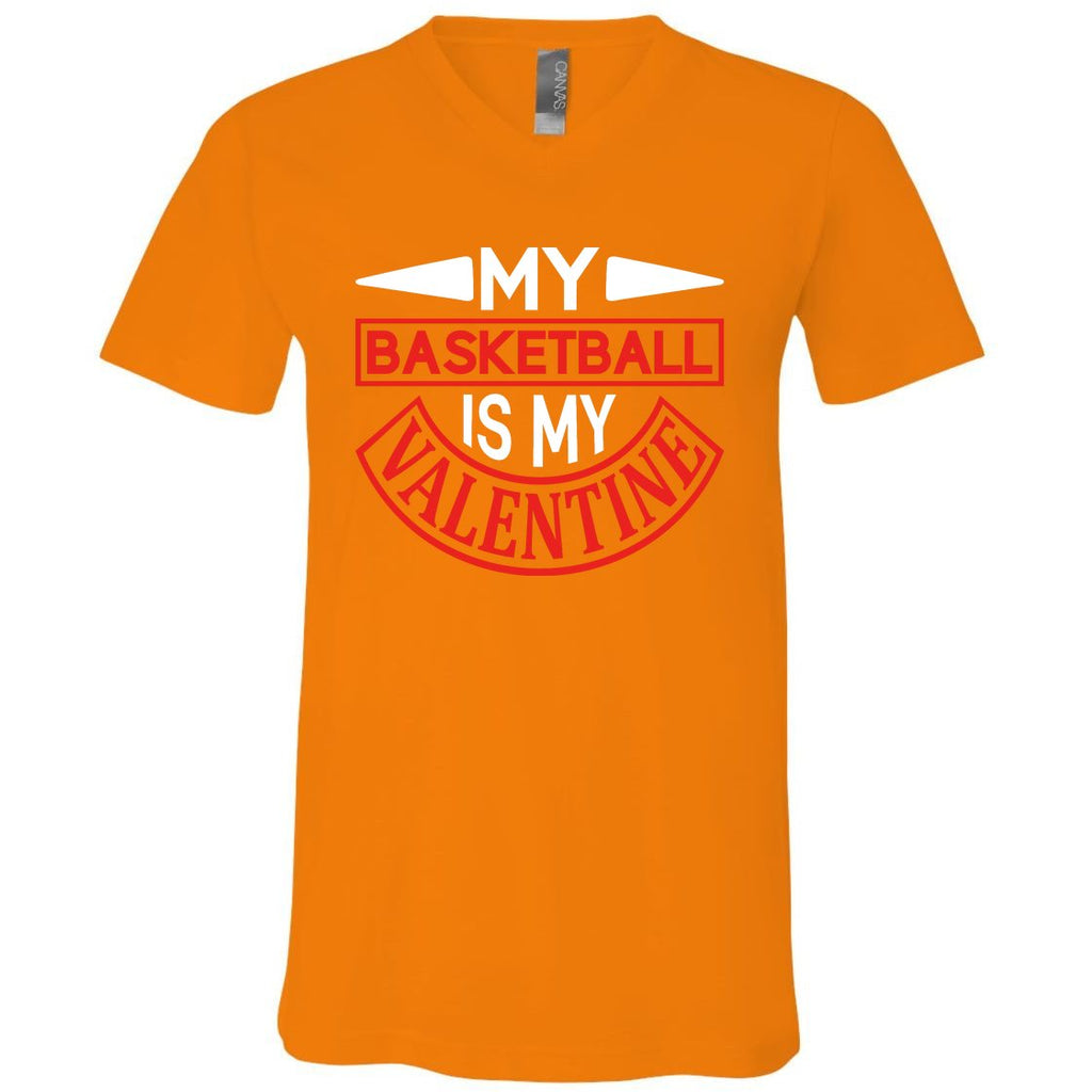 My Basketball Is My Valentine V-Neck T-Shirt