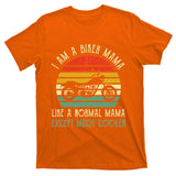 Motorcycle Biker Mama Rider Riding Motorbike Mothers Day T-Shirt
