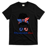 Mountain Bike Mom Mtb Biker Mountain Biking Mom 4th Of July Great Gift T-Shirt