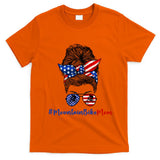 Mountain Bike Mom Mtb Biker Mountain Biking Mom 4th Of July Great Gift T-Shirt