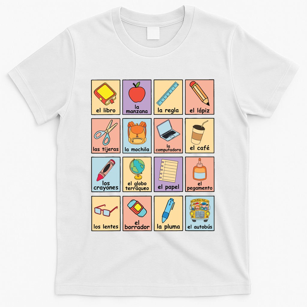 Maestra Bilingue Spanish Teacher Back To School T-Shirt