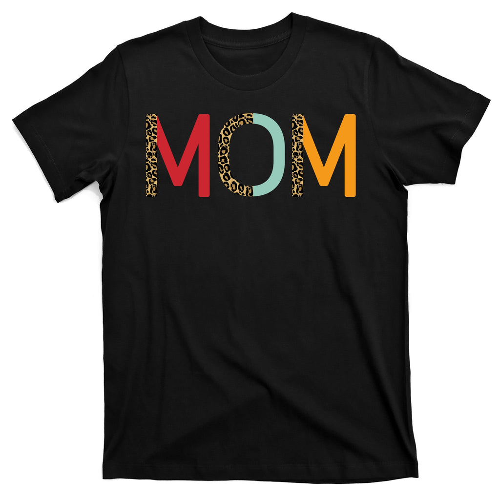 Mom Cheetah Print Cute Gift T-Shirt