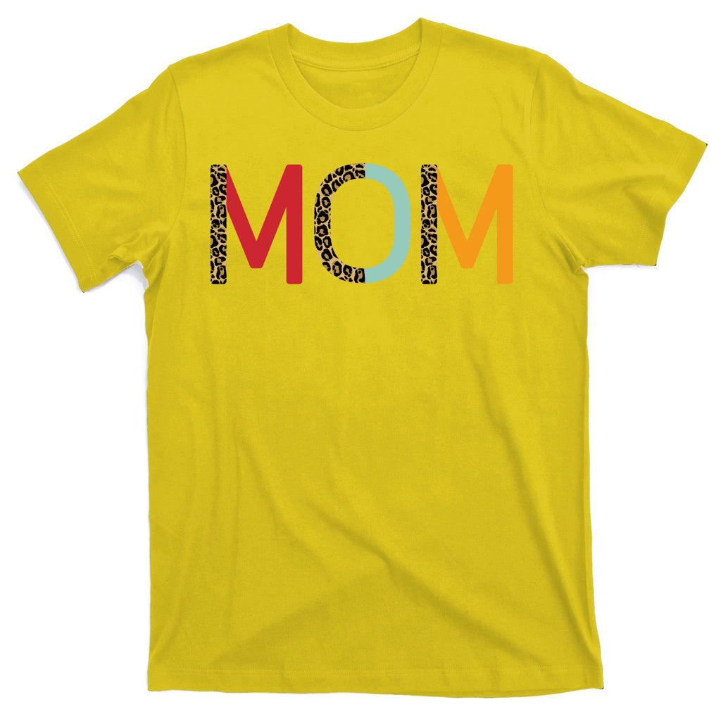 Mom Cheetah Print Cute Gift T-Shirt