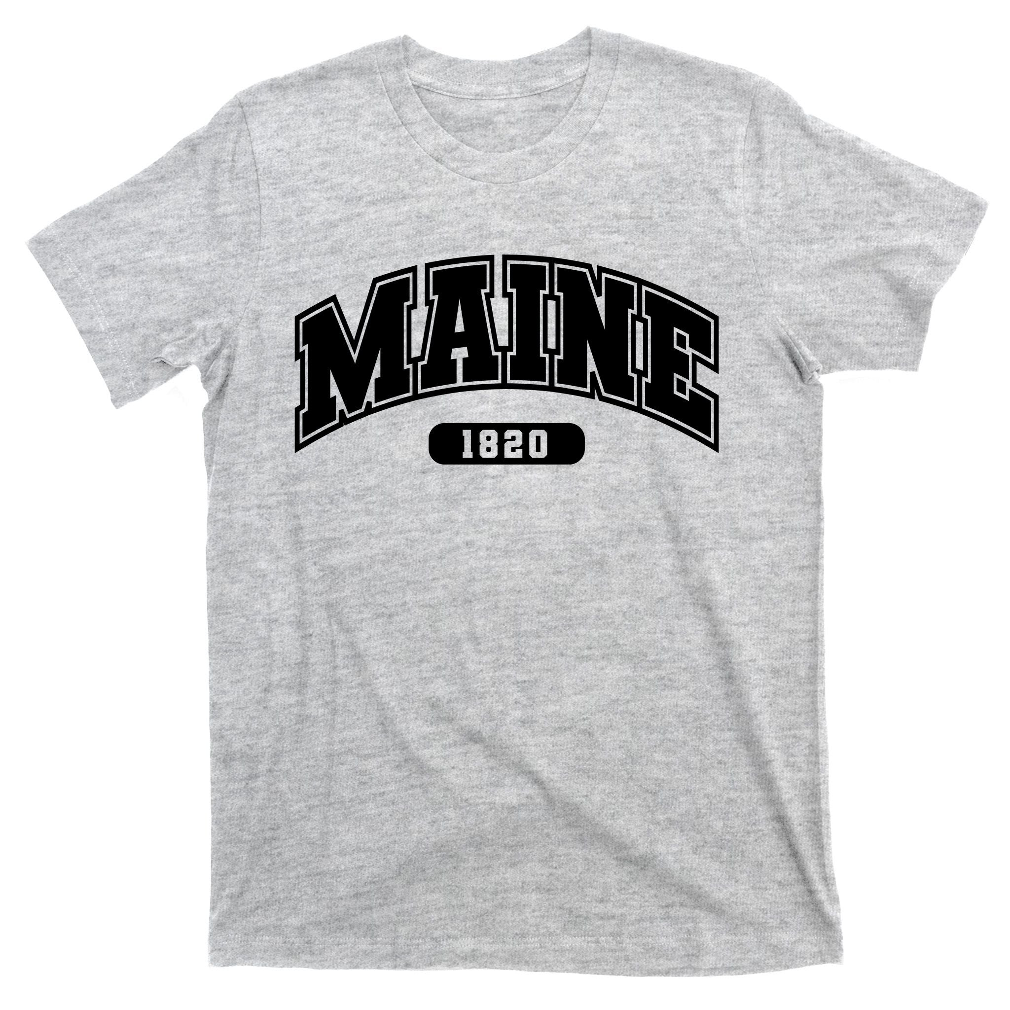 Maine Collegiate Style 1820 T-Shirt