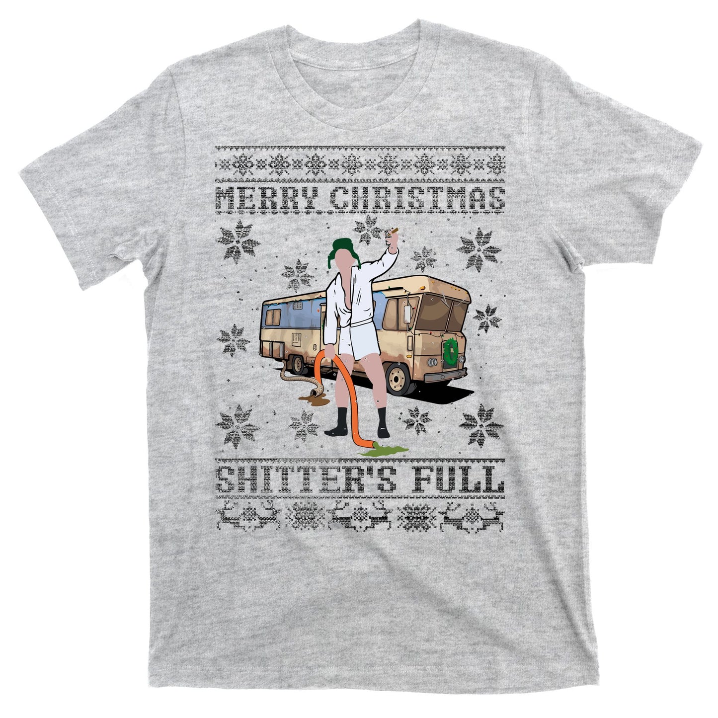 Christmas Vacation, Merry Christmas Shitters Full, Christmas Ugly T-Shirt