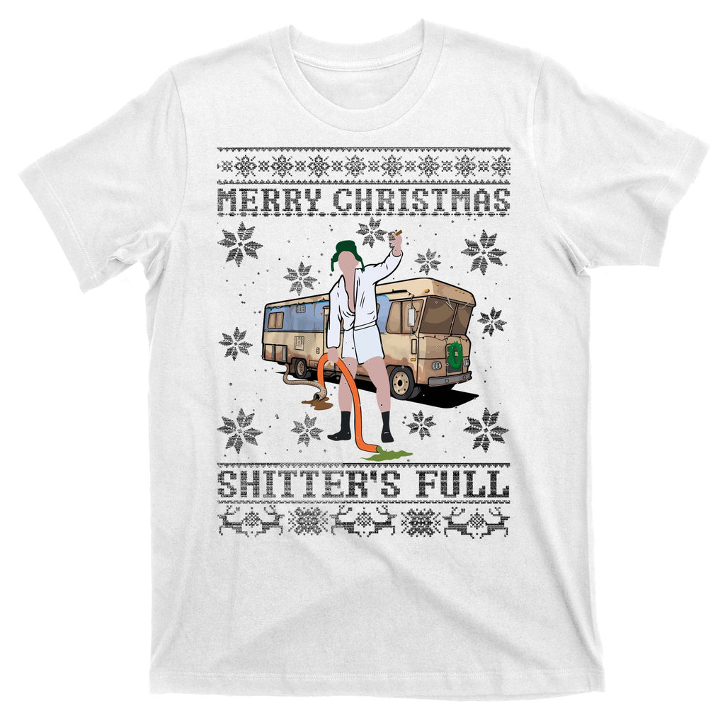 Christmas Vacation, Merry Christmas Shitters Full, Christmas Ugly T-Shirt