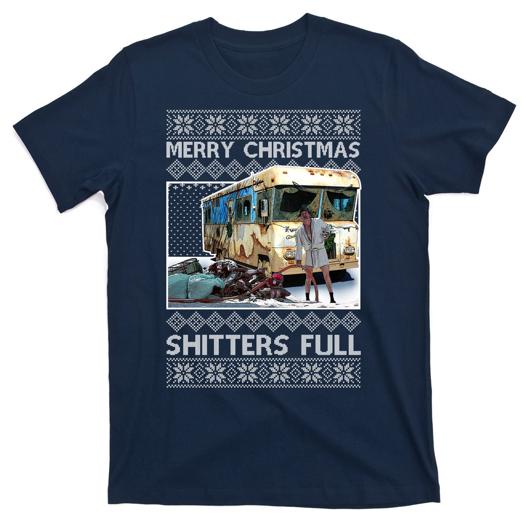 Funny Merry Christmas Shitters Full Ugly Christmas Sweater T-Shirt