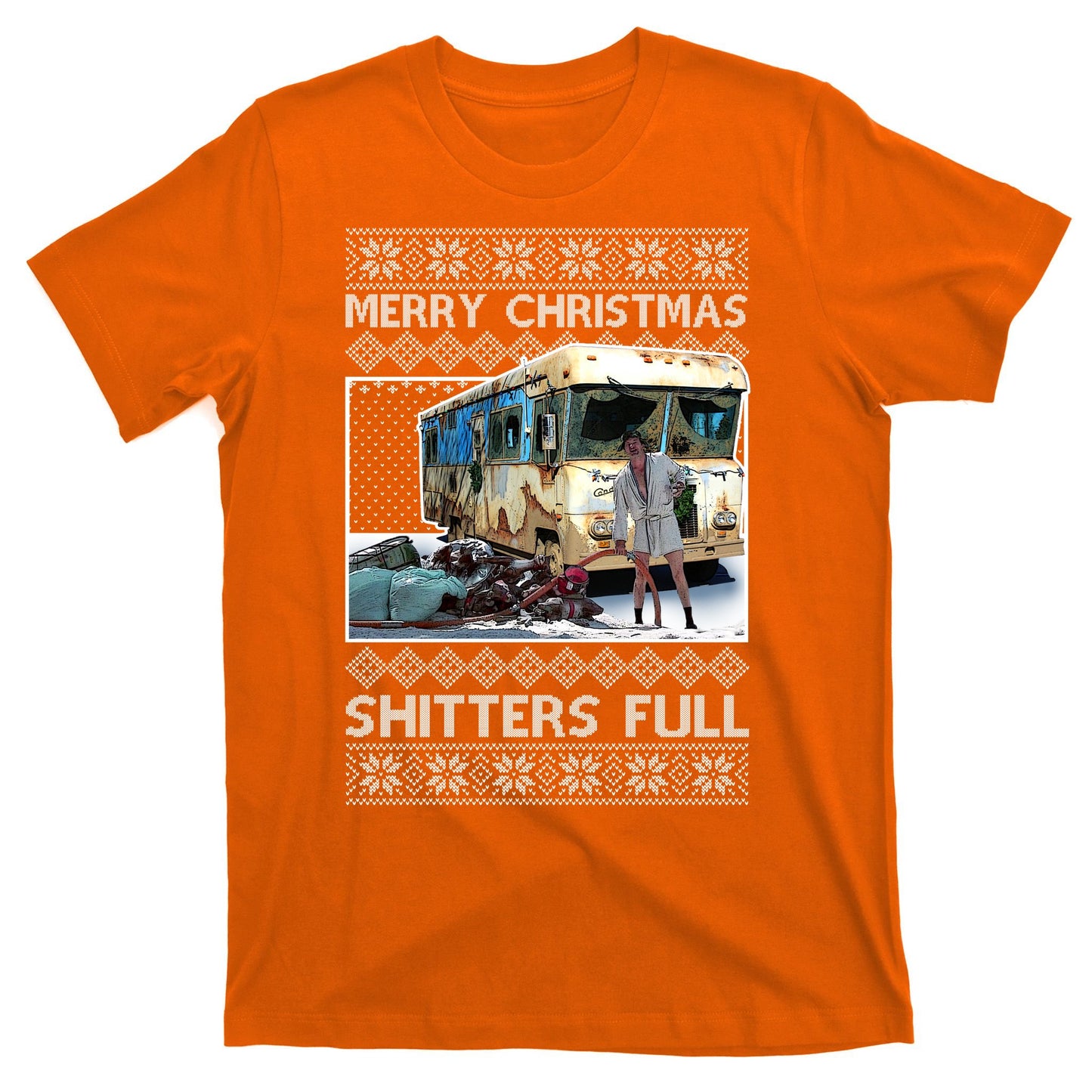 Funny Merry Christmas Shitters Full Ugly Christmas Sweater T-Shirt