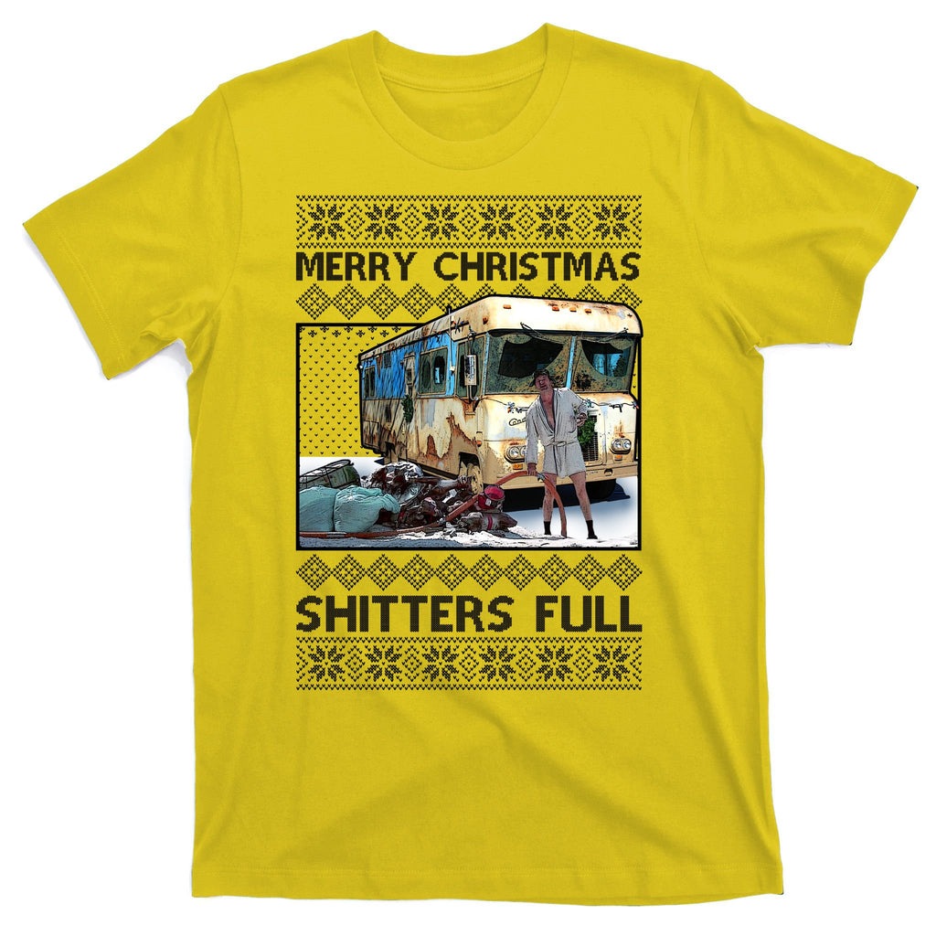 Funny Merry Christmas Shitters Full Ugly Christmas Sweater T-Shirt