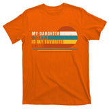 My Daughter In Law Is My Favorite Child Retro Sunset T-Shirt