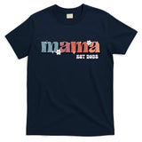 Mama Est 2025 Mother's Day New Mom Expect Baby Mama To Be  T-Shirt