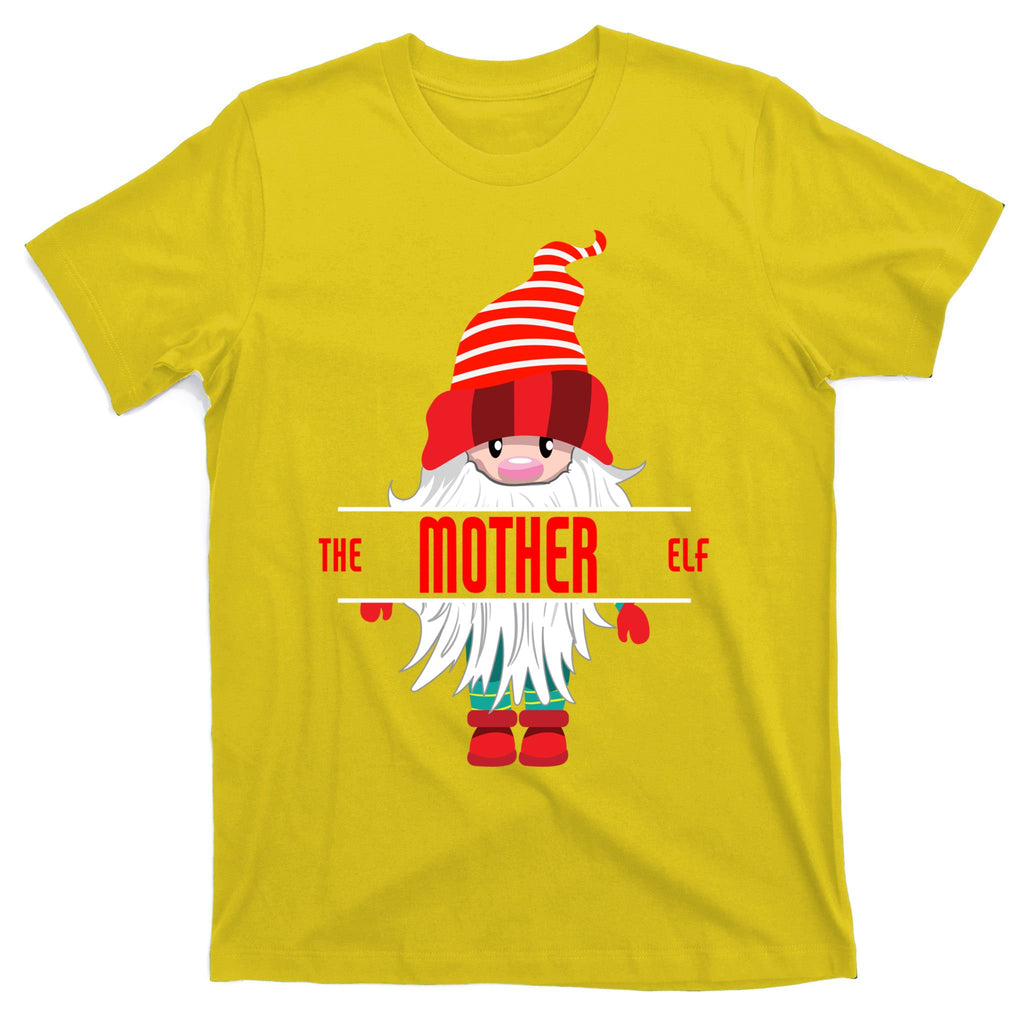 Mother Elf Christmas Pajama Mother Matching Family Group Gift T-Shirt