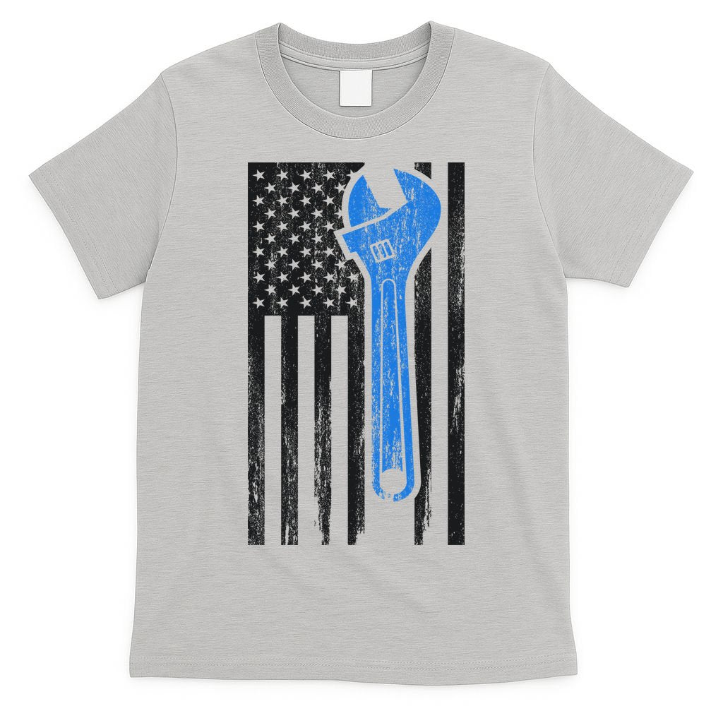 Mechanic USA American Flag T-Shirt