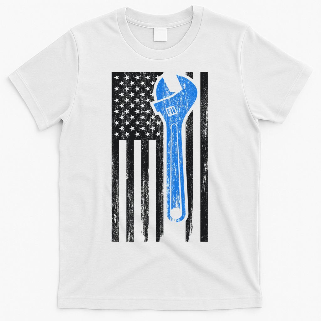 Mechanic USA American Flag T-Shirt