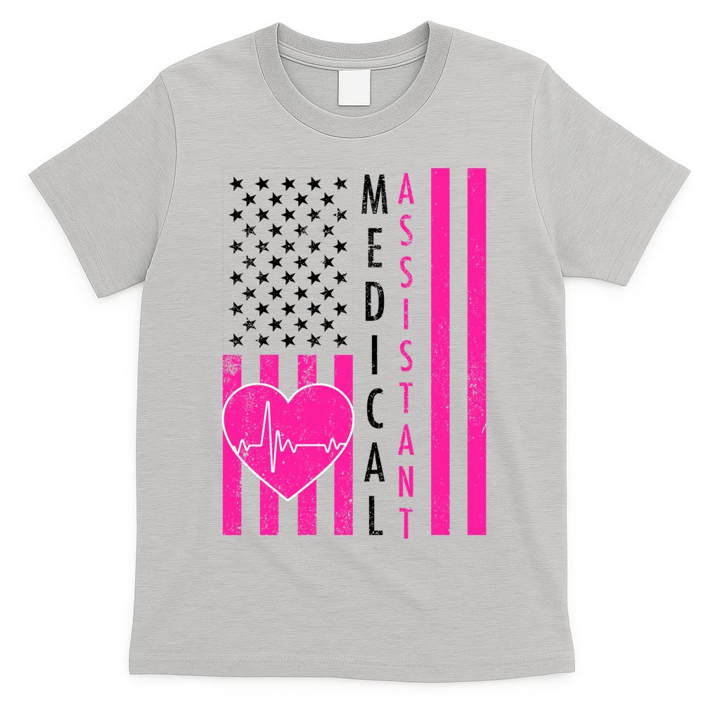 Medical Assistant USA Flag T-Shirt