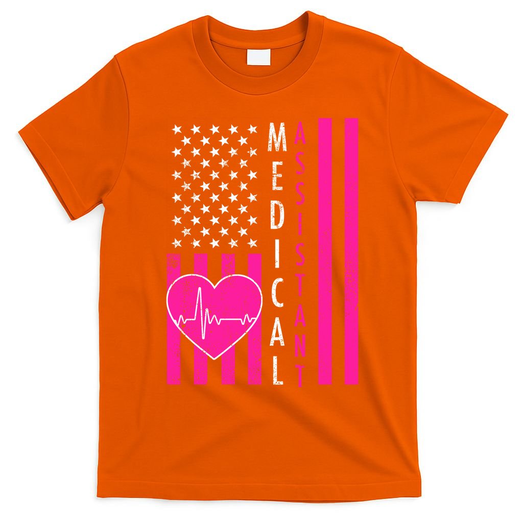 Medical Assistant USA Flag T-Shirt