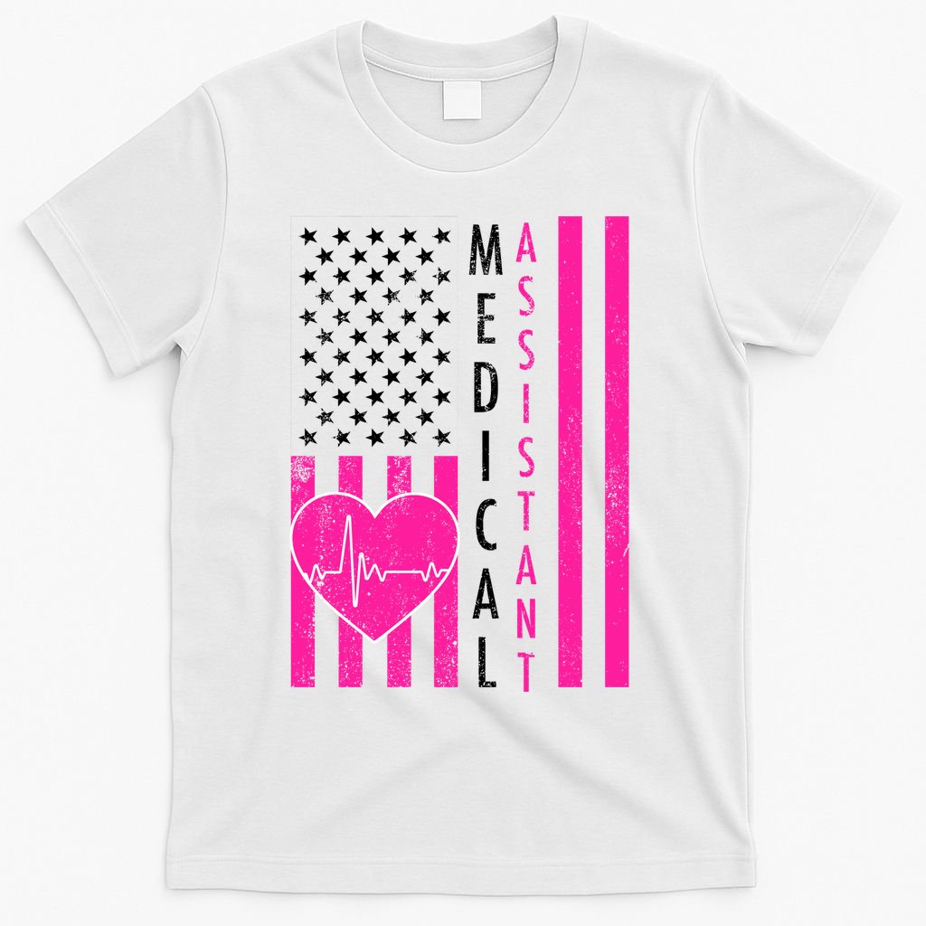 Medical Assistant USA Flag T-Shirt