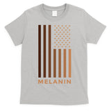 Melanin USA Flag T-Shirt