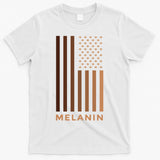 Melanin USA Flag T-Shirt