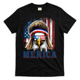 Merica Eagle Mullet Shirt 4th Of July American Flag T-Shirt