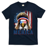 Merica Eagle Mullet Shirt 4th Of July American Flag T-Shirt